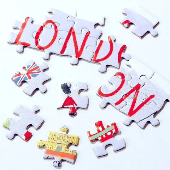 London Map 250 Piece Jigsaw Puzzle England City Talking Tables
